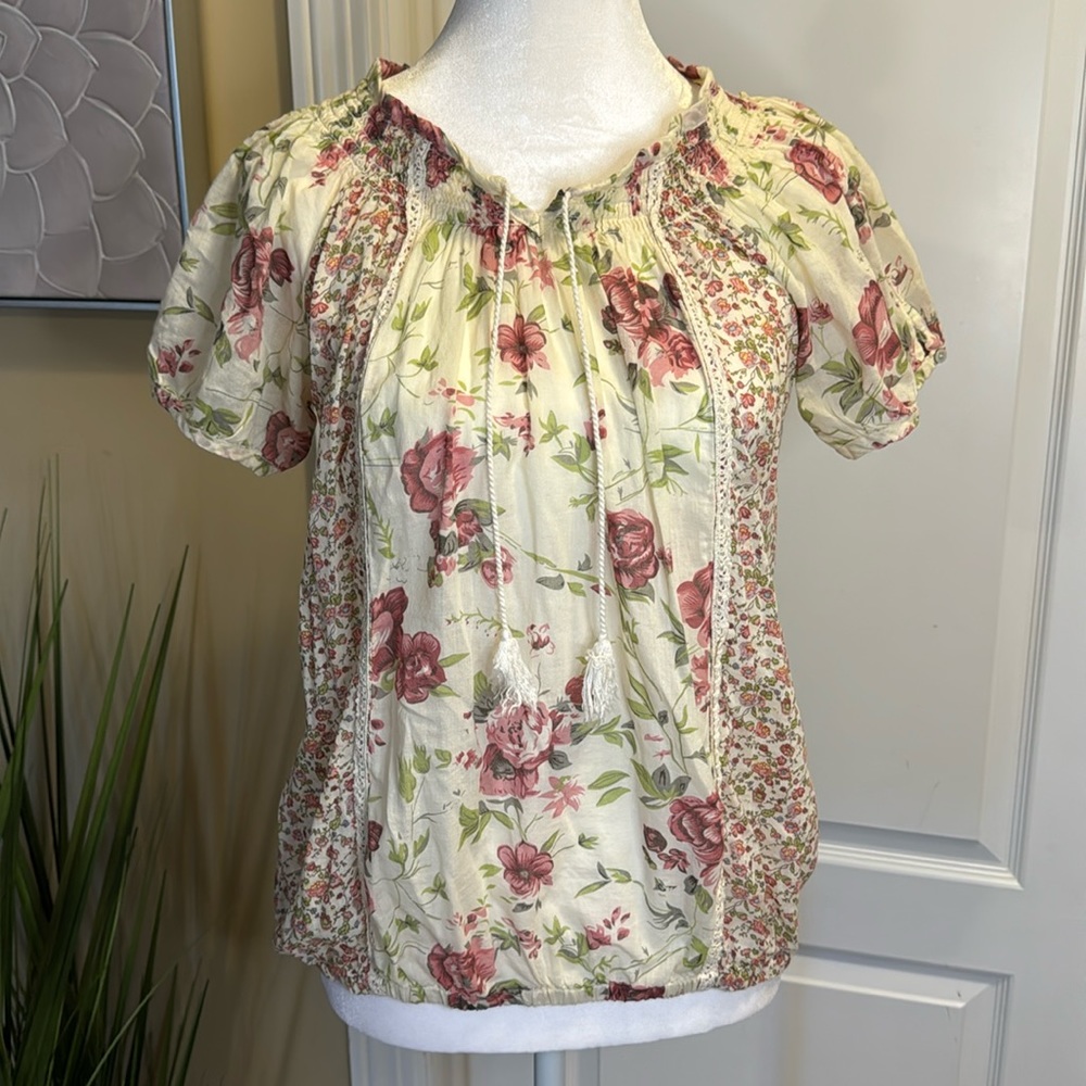 Maurices floral boho blouse